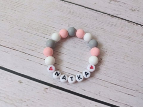 BRANSOLETKA IMIE NA PREZENT PRZEDSZKOLE DZIEŃ KOBIET