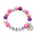 BRANSOLETKA IMIE NA PREZENT SZKOŁA DZIEŃ KOBIET DZIEŃ DZIECKA
