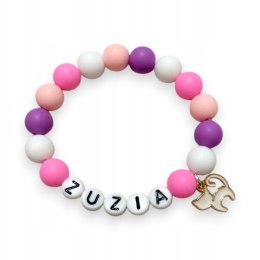 BRANSOLETKA IMIE NA PREZENT SZKOŁA DZIEŃ KOBIET DZIEŃ DZIECKA