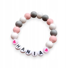 BRANSOLETKA Z IMIENIEM DO SZKOŁY DZIEŃ KOBIET DZIEŃ DZIECKA PRZEDSZKOLAKA