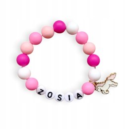 BRANSOLETKA Z IMIENIEM DO SZKOŁY DZIEŃ KOBIET DZIEŃ DZIECKA PRZEDSZKOLAKA