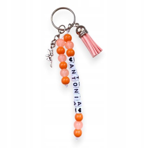 BRELOK DO KLUCZY Z IMIENIEM POMARAŃCZOWY NA ŚWIĘTA