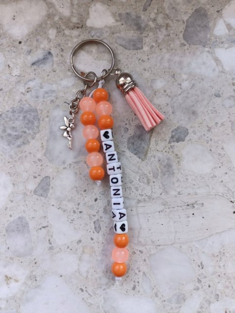 BRELOK DO KLUCZY Z IMIENIEM POMARAŃCZOWY NA ŚWIĘTA