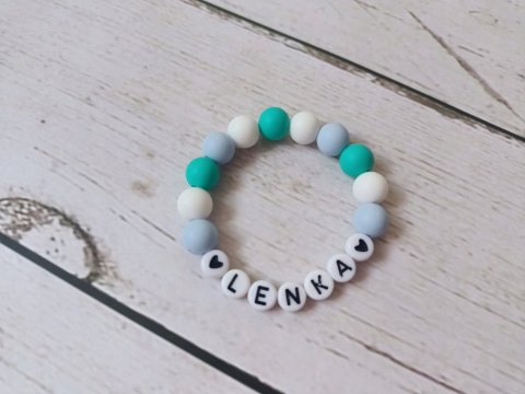 Bransoletka z imieniem DZIEŃ DZIECKA do szkoły na prezent