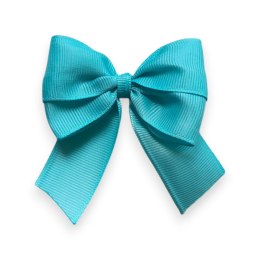 Jasnoniebieska kokardka do wózka na prezent świeta + agrafka