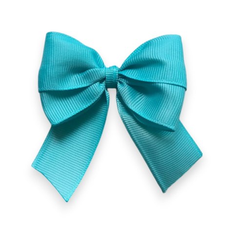 Jasnoniebieska kokardka do wózka na prezent świeta + agrafka