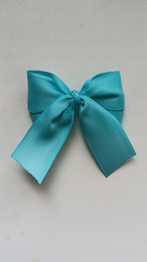 Jasnoniebieska kokardka do wózka na prezent świeta + agrafka