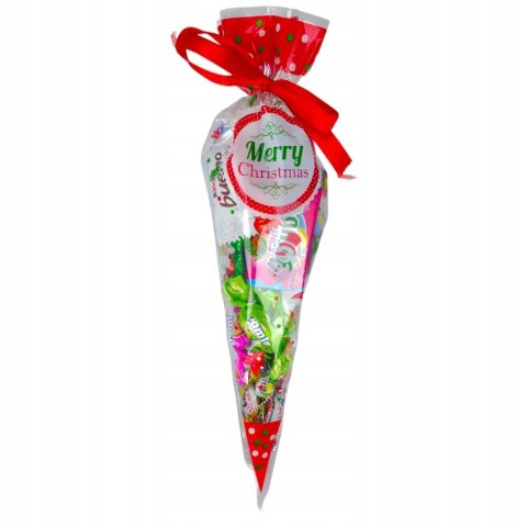 PACZKA SŁODYCZY RÓG OBFITOŚCI KINDER NA MIKOŁAJKI ŚWIĘTA NA PREZENT DZIECI