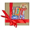 Świąteczny Zestaw Słodyczy z Mikołajem - Upominek Mikołajkowy i Świąteczny
