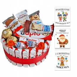 TORT KINDER UPOMINEK PREZENT URODZINY MIKOŁAJKI ŚWIĘTA SZKOŁA