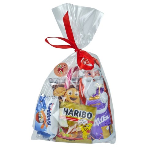 UPOMINEK ZESTAW Z MIKOŁAJEM NA ŚWIETA MIKOŁAJKI KINDER DLA DZIECI SŁODYCZE