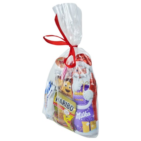 UPOMINEK ZESTAW Z MIKOŁAJEM NA ŚWIETA MIKOŁAJKI KINDER DLA DZIECI SŁODYCZE