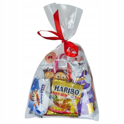 UPOMINEK ZESTAW Z MIKOŁAJEM NA ŚWIETA MIKOŁAJKI KINDER DLA DZIECI SŁODYCZE