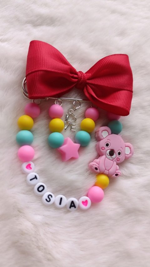 ZAWIESZKA DO WÓZKA Z IMIENIEM DLA DZIEWCZYNKI KOALA