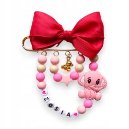 ZAWIESZKA DO WÓZKA Z IMIENIEM DLA DZIEWCZYNKI SŁONIK 1