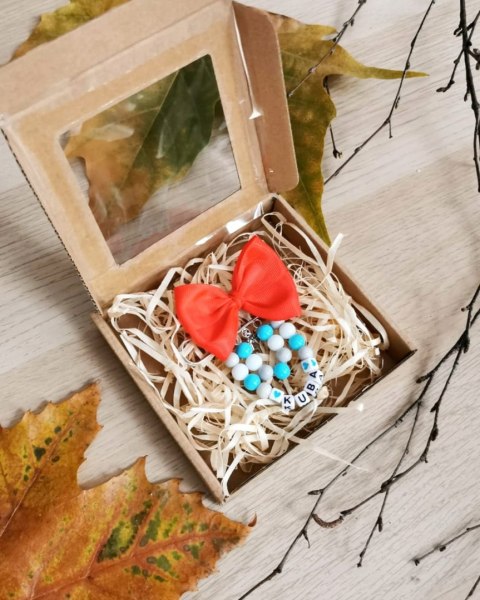 ZAWIESZKA DO WÓZKA Z IMIENIEM SZARA Z MISIEM