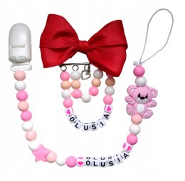 ZESTAW Łańcuszek do smoczka+ zawieszka do wózka