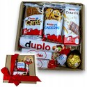 ZESTAW SŁODYCZY KINDER MIKOŁAJKI PREZENT PACZKA DLA DZIECI URODZINY