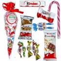ZESTAW SŁODYCZY RÓG OBFITOŚCI KINDER NA MIKOŁAJKI ŚWIĘTA DO SZKOŁY