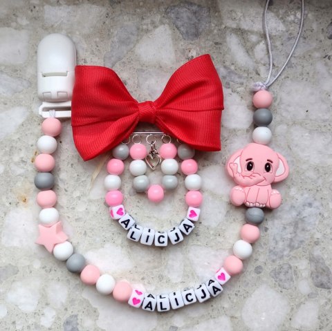 ZESTAW Zawieszka do smoczka + wózka PREZENT WZORY