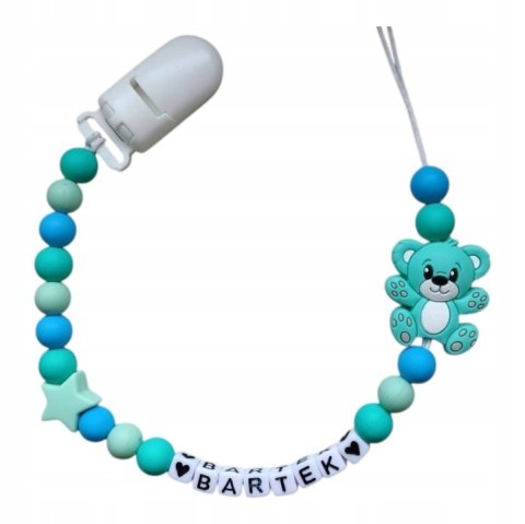 Zawieszka silikonowa do smoczka dla chłopca MIŚ 1