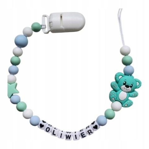 Zawieszka silikonowa do smoczka dla chłopca MIŚ 2