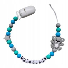 Zawieszka silikonowa do smoczka dla chłopca MIŚ 3