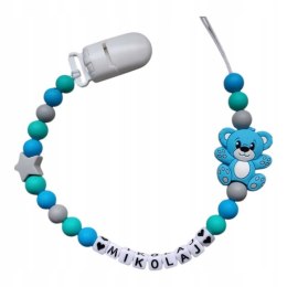 Zawieszka silikonowa do smoczka dla chłopca MIŚ 4