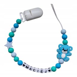 Zawieszka silikonowa do smoczka dla chłopca MIŚ 5