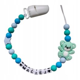 Zawieszka silikonowa do smoczka dla chłopca MIŚ 6