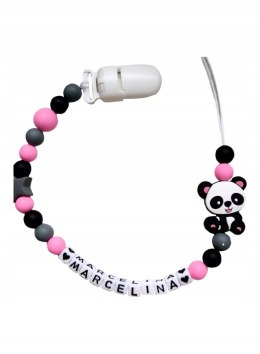 Zawieszka silikonowa do smoczka gryzaka z imieniem