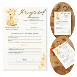 ANKIETA NA URODZINY PAMIĄTKA URODZINOWA DLA GOŚCI DLA CHŁOPCA DOBRE RADY