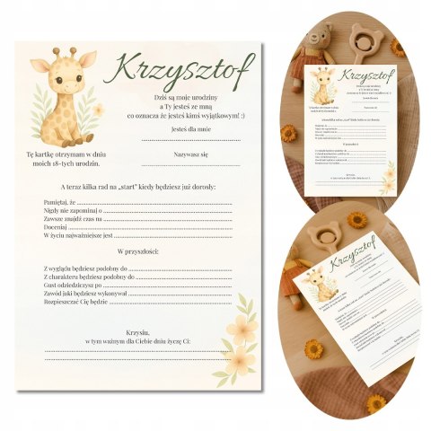ANKIETA NA URODZINY PAMIĄTKA URODZINOWA DLA GOŚCI DLA CHŁOPCA DOBRE RADY