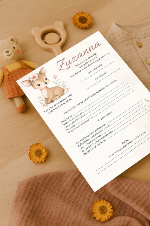 ANKIETA NA URODZINY PAMIĄTKA URODZINOWA dla GOŚCI DZIEWCZYNKI DOBRE RADY