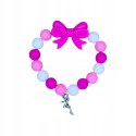 BRANSOLETKA Z KORALIKÓW SILIKONOWYCH Z ZAWIESZKĄ I KOKARDKĄ DLA DZIECKA 2