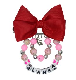 BROSZKA AGRAFKA DO WÓZKA Z IMIENIEM KOKARDKA