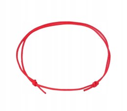 Bransoletka CZERWONA sznurkowa REGULOWANA od 16 do 32 cm WALENTYNKI