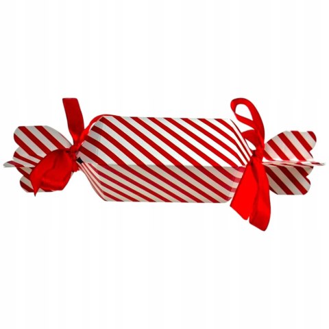 CUKIEREK ŚWIĄTECZNY PAPIEROWY Z SŁODYCZAMI NA ŚWIETA MIKOŁAJKI UPOMINEK