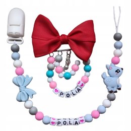 KOMPLET ZAWIESZKA DO SMOCZKA Z KLIPSEM I ZAWIESZKA DO WÓZKA NA AGRAFCE