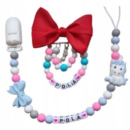 KOMPLET ZAWIESZKA DO SMOCZKA Z KLIPSEM I ZAWIESZKA DO WÓZKA NA AGRAFCE