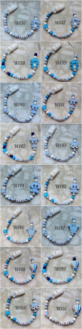 ŁAŃCUSZEK KLIPS ZAWIESZKA DO SMOCZKA Z IMIENIEM