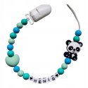 Zawieszka silikonowa do smoczka dla chłopca PANDA 3