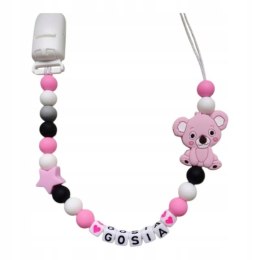 Zawieszka silikonowa do smoczka dla dziewczynki KOALA 3
