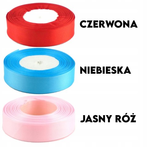 BROSZKA KOKARDA AGRAFKA DO WÓZKA NIEBIESKO SZARA