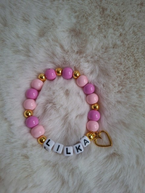 Bransoletka dla Dziewczynki IMIĘ Prezent DZIEN KOBIET DZIECKA urodziny