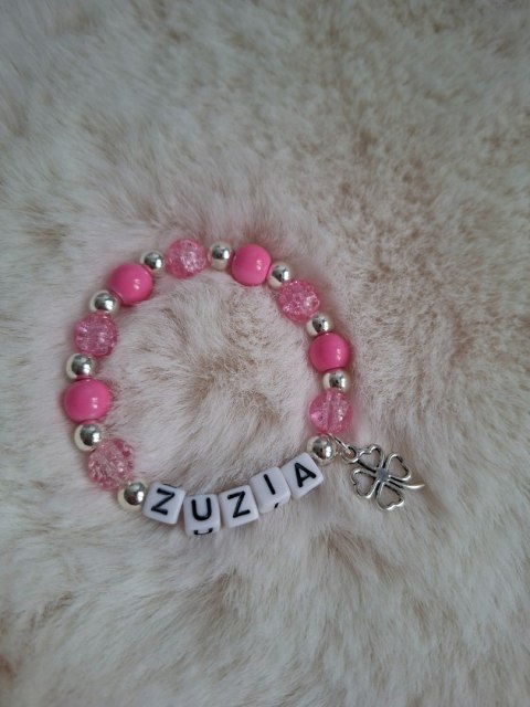 Bransoletka dla Dziewczynki IMIĘ Prezent DZIEN KOBIET urodziny PRZEDSZKOLE