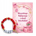Bransoletka dla Dziewczynki IMIĘ Prezent DZIEN KOBIET urodziny PRZEDSZKOLE