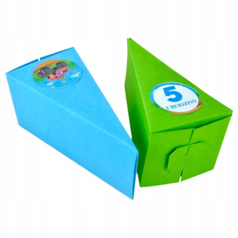 KAWAŁEK TORTA PAPIEROWEGO NA URODZINY DO PRZEDSZKOLA DO ZŁOŻENIA