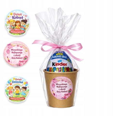 KINDER JAJO UPOMINEK PREZENT NA DZIEŃ KOBIET DZIECKA DO SZKOŁY PRZEDSZKOLA