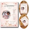 Metryczka Personalizowana Dla Dziecka A4 ZDJĘCIE Prezent Chrzest URODZINY